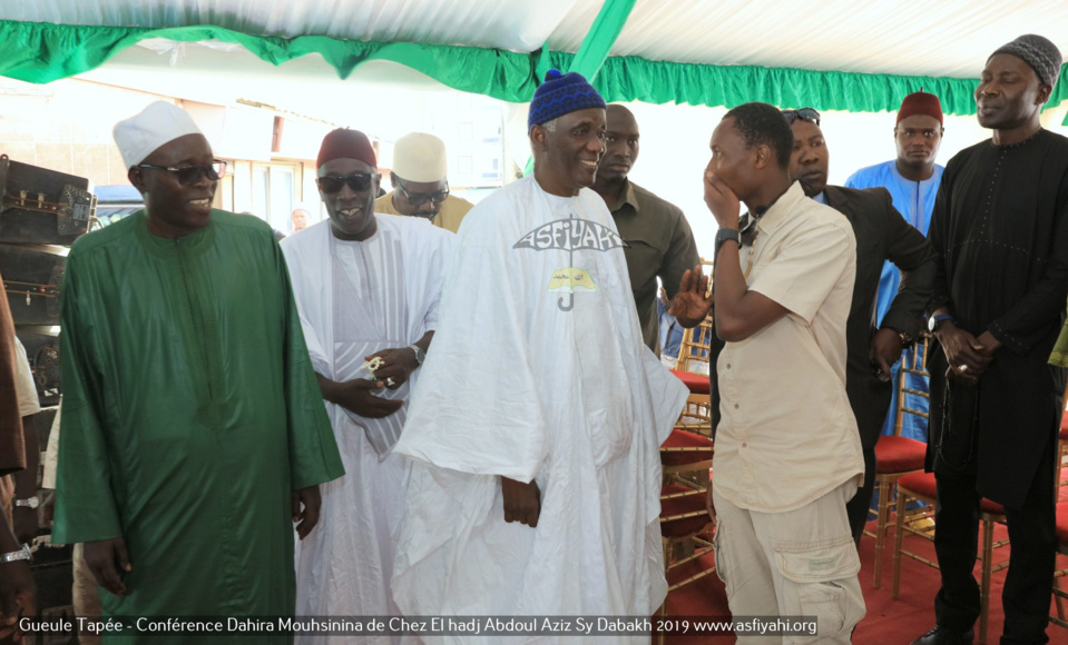 PHOTOS - Gueule Tapée - Les Images de la Conférence Ramadan 2019, Dahira Mouhsinina wal Mouhsinaty de Chez El hadj Abdoul Aziz Sy Dabakh (rta)