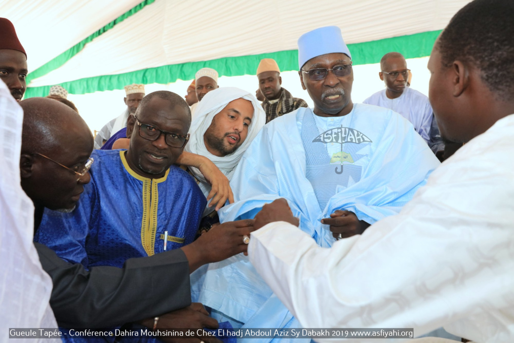 PHOTOS - Gueule Tapée - Les Images de la Conférence Ramadan 2019, Dahira Mouhsinina wal Mouhsinaty de Chez El hadj Abdoul Aziz Sy Dabakh (rta)