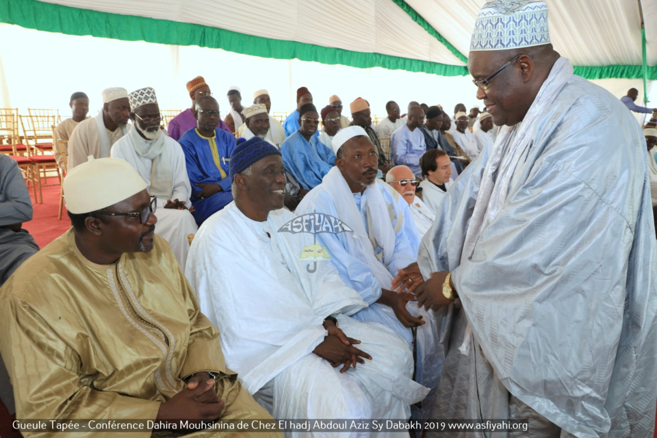PHOTOS - Gueule Tapée - Les Images de la Conférence Ramadan 2019, Dahira Mouhsinina wal Mouhsinaty de Chez El hadj Abdoul Aziz Sy Dabakh (rta)