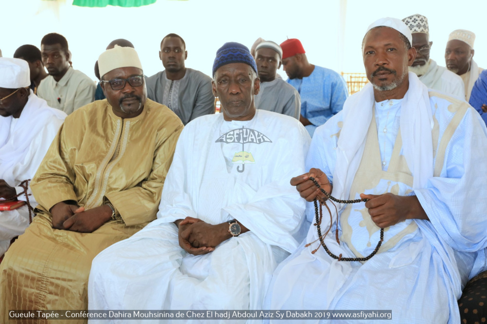 PHOTOS - Gueule Tapée - Les Images de la Conférence Ramadan 2019, Dahira Mouhsinina wal Mouhsinaty de Chez El hadj Abdoul Aziz Sy Dabakh (rta)
