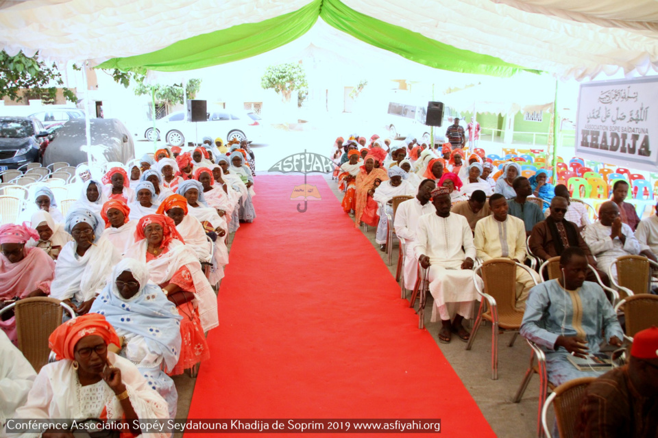 PHOTOS - Les images de la Conférence de l'Association Sopeey Seydatouna Khadija de Soprim, Edition 2019