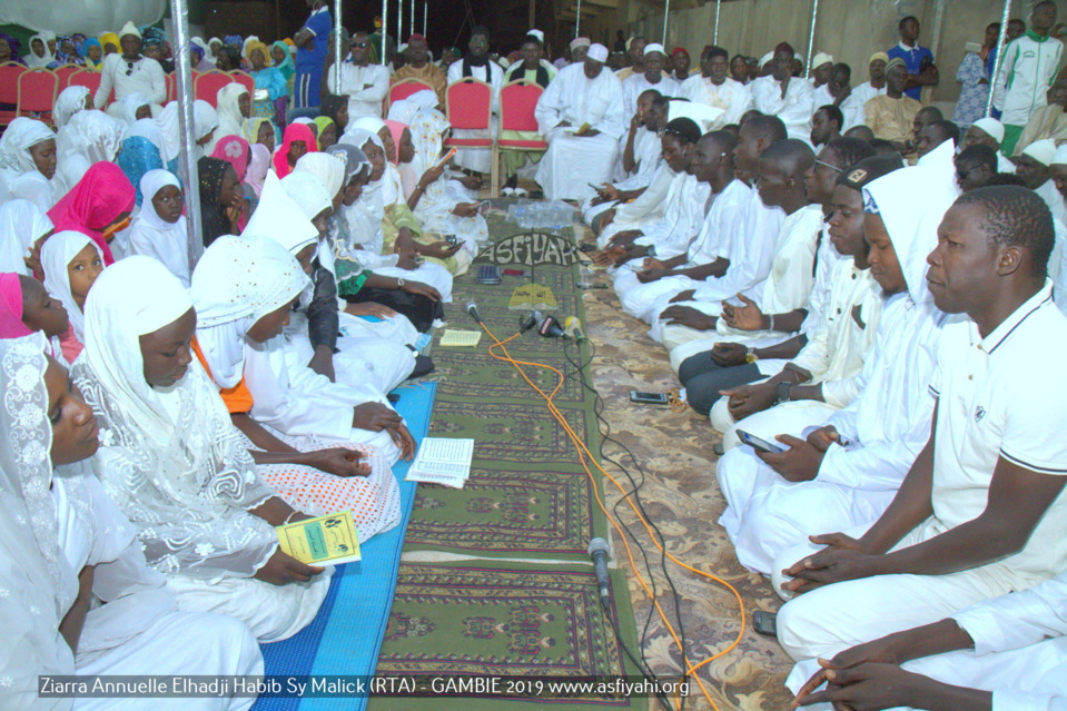 PHOTOS - GAMBIE - Les Images de la Ziarra annuelle El hadji Habib Sy Malick (rta) "Takussan Naby", présidé par Serigne Mame Ousmane Sy Habib