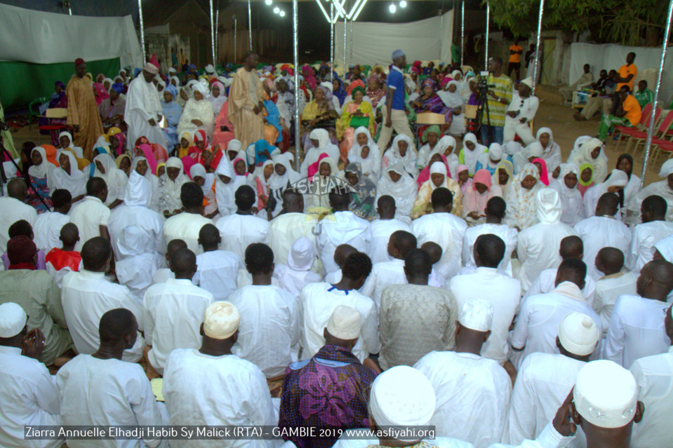 PHOTOS - GAMBIE - Les Images de la Ziarra annuelle El hadji Habib Sy Malick (rta) "Takussan Naby", présidé par Serigne Mame Ousmane Sy Habib