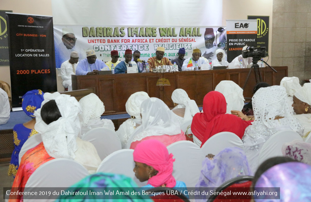 PHOTOS - Les Images de la Conference annuelle 2019 du Dahiratoul Iman Wal Amal des Banques UBA / Crédit du Sénégal