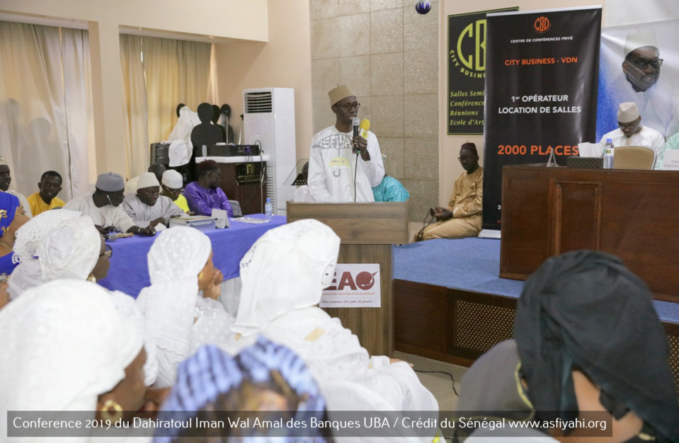 PHOTOS - Les Images de la Conference annuelle 2019 du Dahiratoul Iman Wal Amal des Banques UBA / Crédit du Sénégal