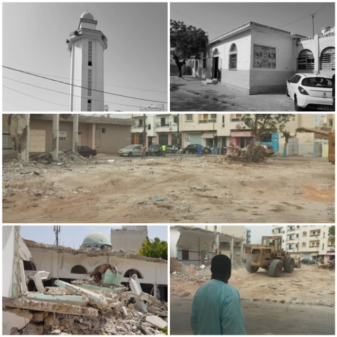 La Grande Mosquée de Fass Batiment Avant et après terrassement. La Grande Mosquée de Fass Batiment Avant et après terrassement.