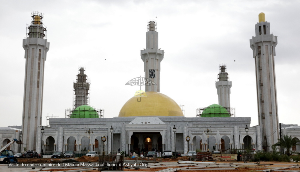 PHOTOS - Visite du Cadre Unitaire de l'islam à la Grande Mosquée Massalikoul Jinaan. L’histoire de la belle cohabitation religieuse du Sénégal.magnifiée