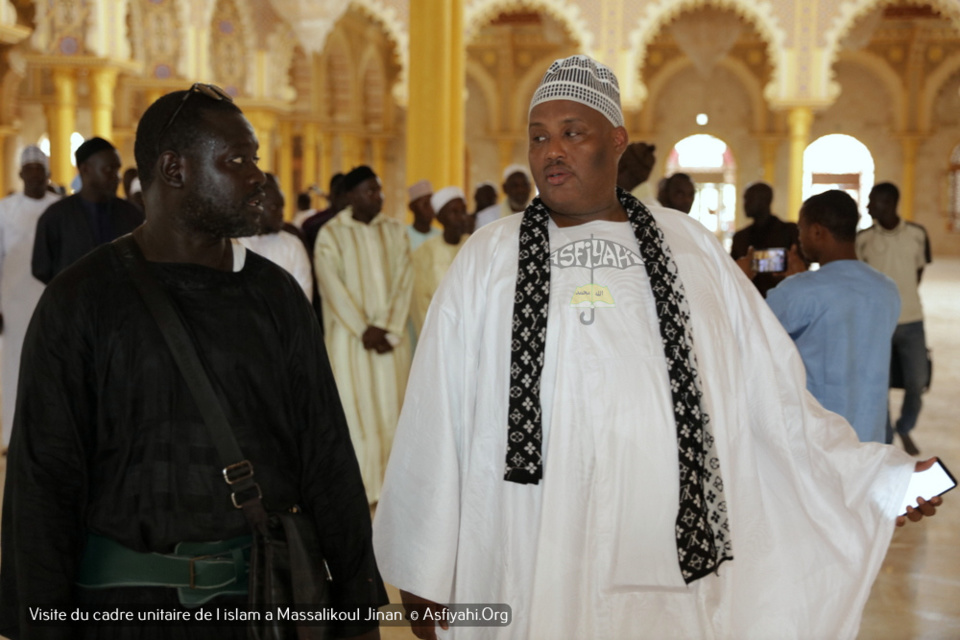 PHOTOS - Visite du Cadre Unitaire de l'islam à la Grande Mosquée Massalikoul Jinaan. L’histoire de la belle cohabitation religieuse du Sénégal.magnifiée