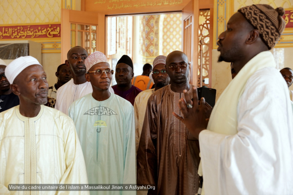 PHOTOS - Visite du Cadre Unitaire de l'islam à la Grande Mosquée Massalikoul Jinaan. L’histoire de la belle cohabitation religieuse du Sénégal.magnifiée