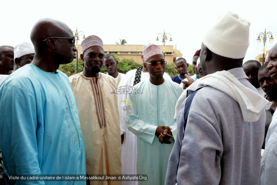 PHOTOS - Visite du Cadre Unitaire de l'islam à la Grande Mosquée Massalikoul Jinaan. L’histoire de la belle cohabitation religieuse du Sénégal.magnifiée