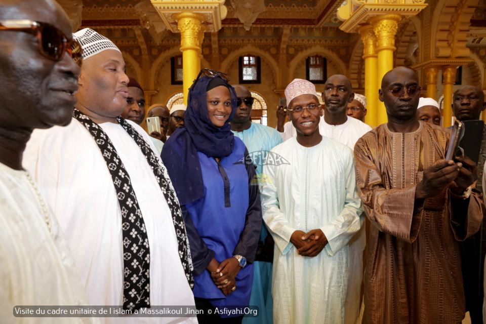 PHOTOS - Visite du Cadre Unitaire de l'islam à la Grande Mosquée Massalikoul Jinaan. L’histoire de la belle cohabitation religieuse du Sénégal.magnifiée