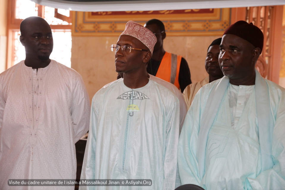 PHOTOS - Visite du Cadre Unitaire de l'islam à la Grande Mosquée Massalikoul Jinaan. L’histoire de la belle cohabitation religieuse du Sénégal.magnifiée