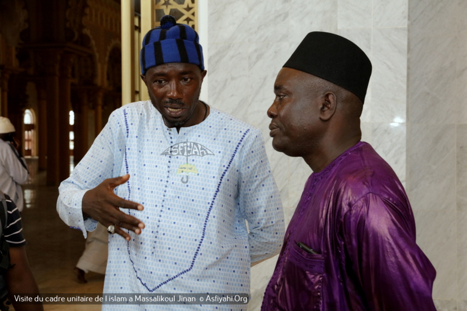 PHOTOS - Visite du Cadre Unitaire de l'islam à la Grande Mosquée Massalikoul Jinaan. L’histoire de la belle cohabitation religieuse du Sénégal.magnifiée