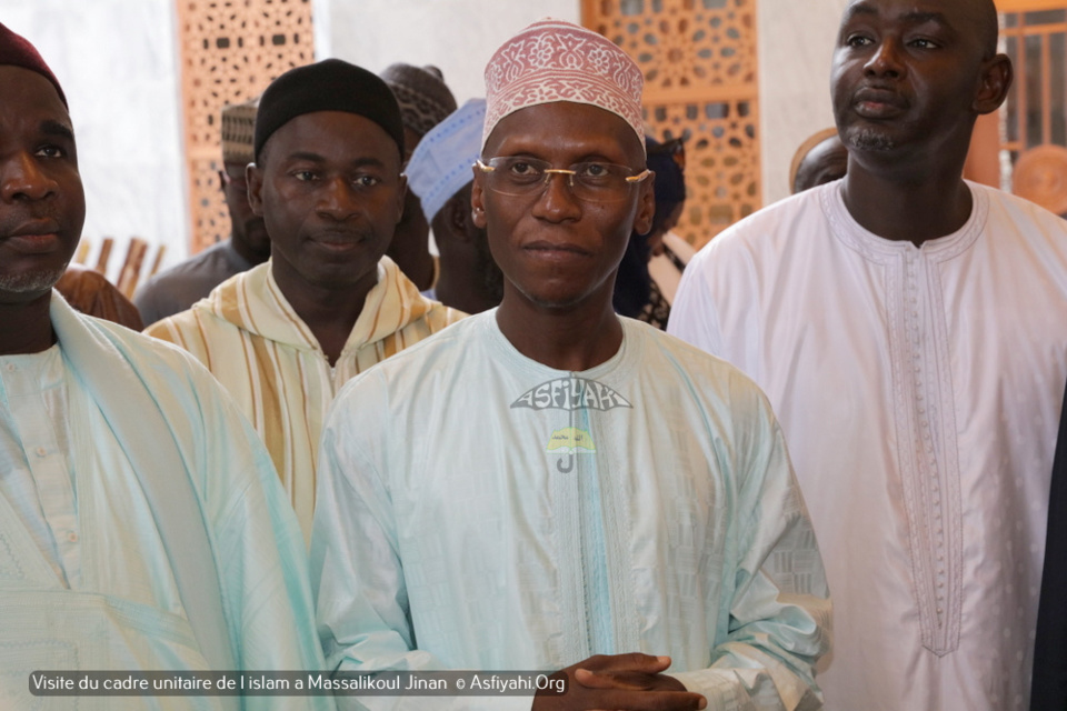 PHOTOS - Visite du Cadre Unitaire de l'islam à la Grande Mosquée Massalikoul Jinaan. L’histoire de la belle cohabitation religieuse du Sénégal.magnifiée