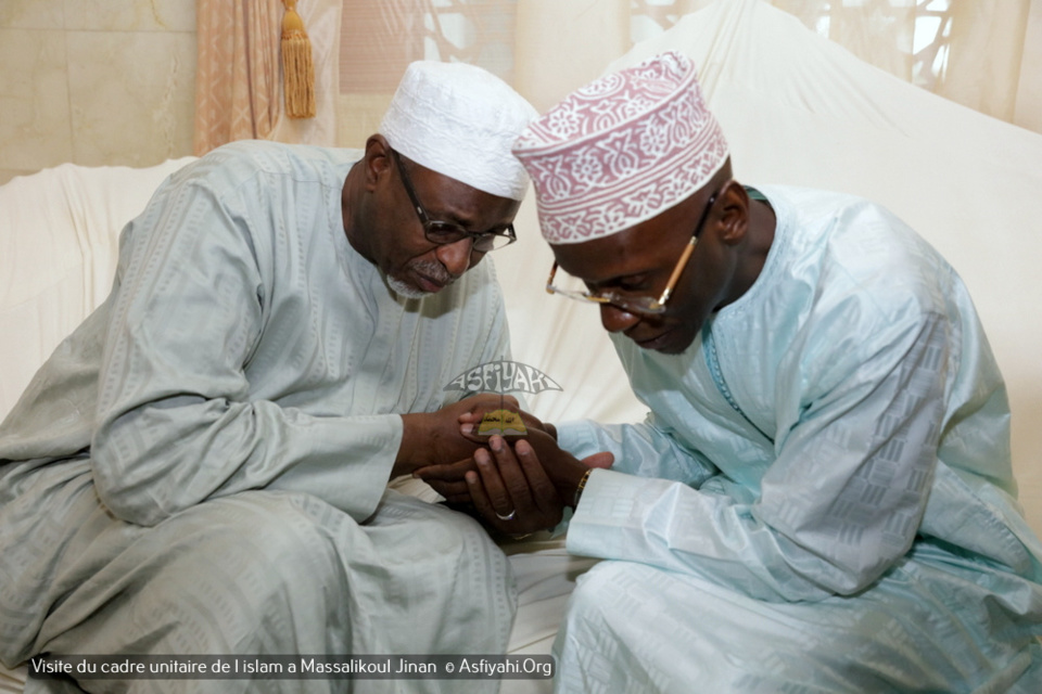 PHOTOS - Visite du Cadre Unitaire de l'islam à la Grande Mosquée Massalikoul Jinaan. L’histoire de la belle cohabitation religieuse du Sénégal.magnifiée