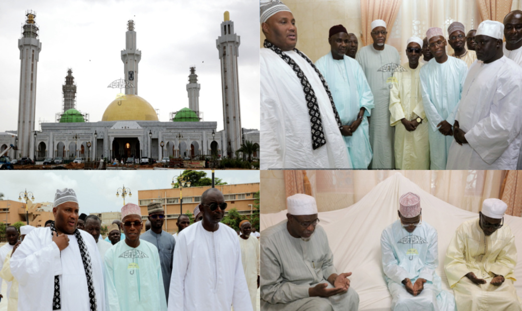 PHOTOS - Visite du Cadre Unitaire de l'islam à la Grande Mosquée Massalikoul Jinaan. L’histoire de la belle cohabitation religieuse du Sénégal.magnifiée