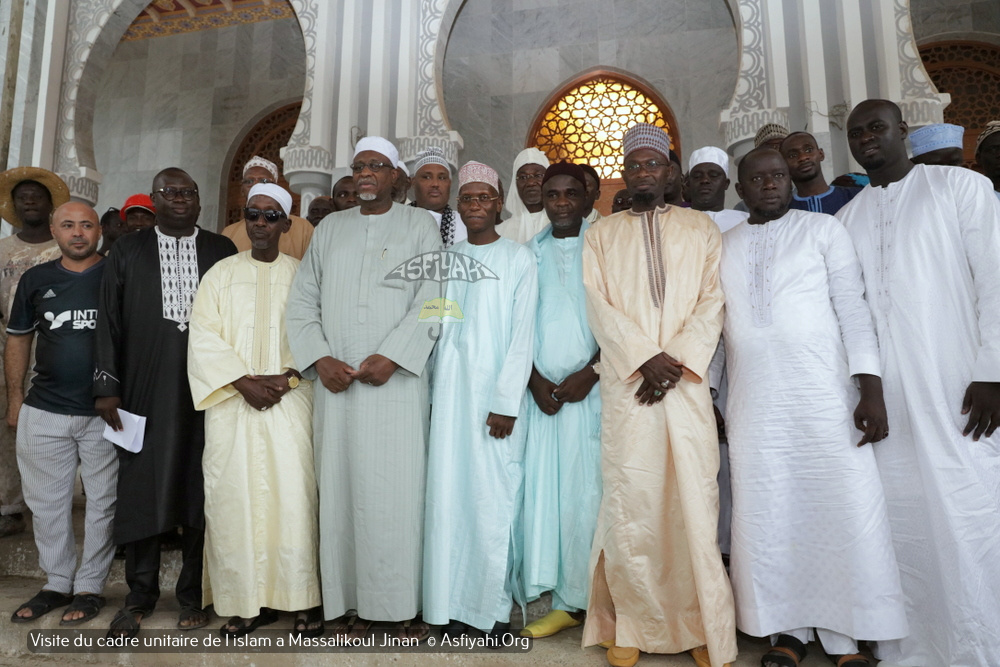 PHOTOS - Visite du Cadre Unitaire de l'islam à la Grande Mosquée Massalikoul Jinaan. L’histoire de la belle cohabitation religieuse du Sénégal.magnifiée