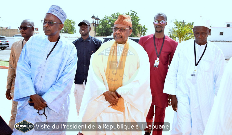 PHOTOS - MAWLID 2019 - Accueil du President Macky Sall à Tivaouane par le Khalif General des TIdianes et la famille de Seydil Hadj Malick SY