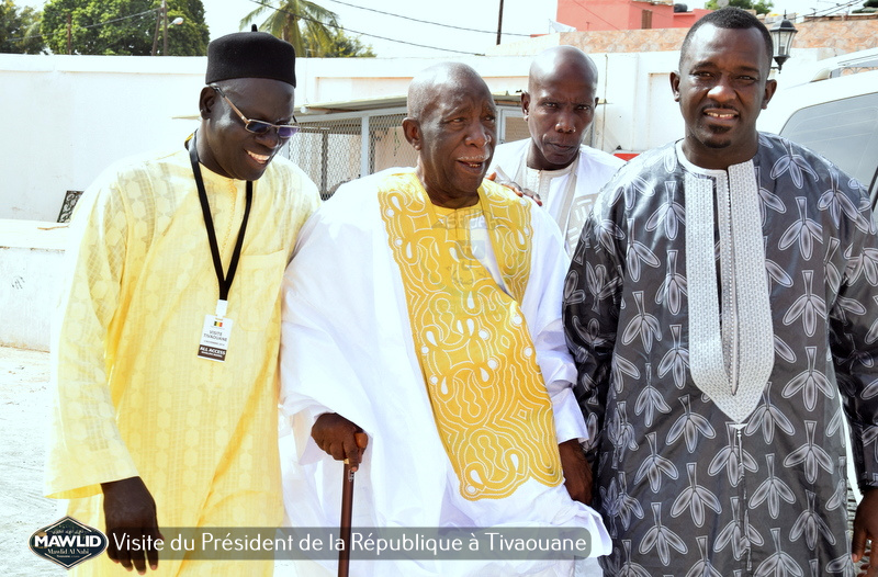 PHOTOS - MAWLID 2019 - Accueil du President Macky Sall à Tivaouane par le Khalif General des TIdianes et la famille de Seydil Hadj Malick SY