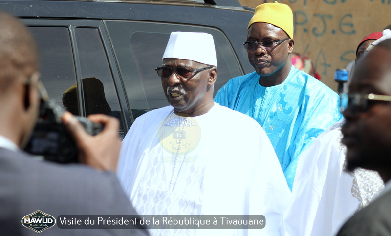 PHOTOS - MAWLID 2019 - Accueil du President Macky Sall à Tivaouane par le Khalif General des TIdianes et la famille de Seydil Hadj Malick SY