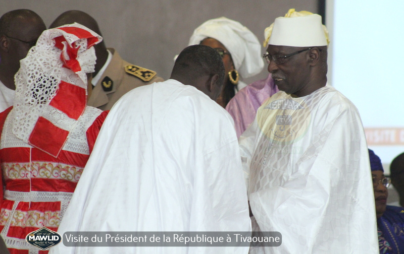 PHOTOS - MAWLID 2019 - Accueil du President Macky Sall à Tivaouane par le Khalif General des TIdianes et la famille de Seydil Hadj Malick SY