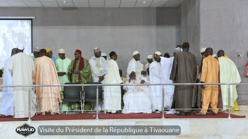 PHOTOS - MAWLID 2019 - Accueil du President Macky Sall à Tivaouane par le Khalif General des TIdianes et la famille de Seydil Hadj Malick SY