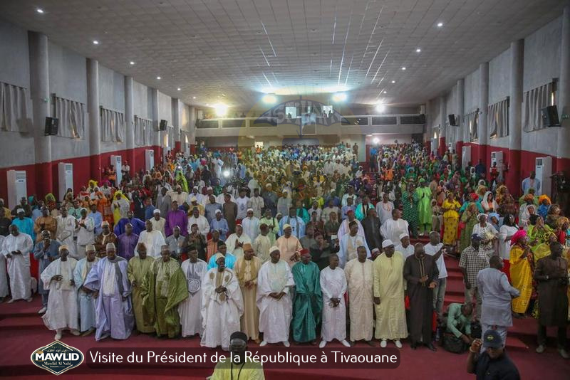 PHOTOS - MAWLID 2019 - Accueil du President Macky Sall à Tivaouane par le Khalif General des TIdianes et la famille de Seydil Hadj Malick SY