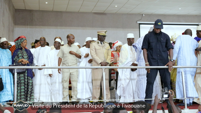 PHOTOS - MAWLID 2019 - Accueil du President Macky Sall à Tivaouane par le Khalif General des TIdianes et la famille de Seydil Hadj Malick SY