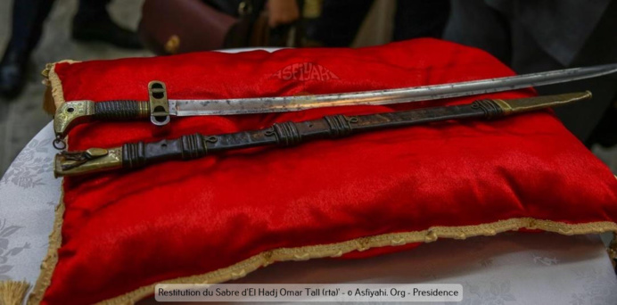 PHOTOS - Le sabre de l’Aigle d’Alwar d'ElHadj Oumar Tall (rta) restitué au Sénégal 