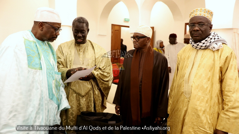 PHOTOS - Les images de la Visite à Tivaouane du Mufti d’Al Qods et de la Palestine