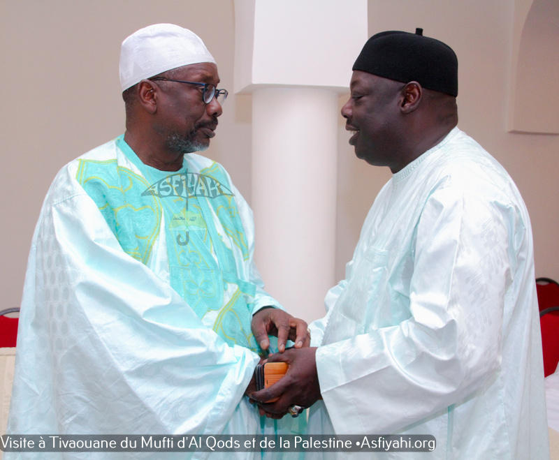 PHOTOS - Les images de la Visite à Tivaouane du Mufti d’Al Qods et de la Palestine
