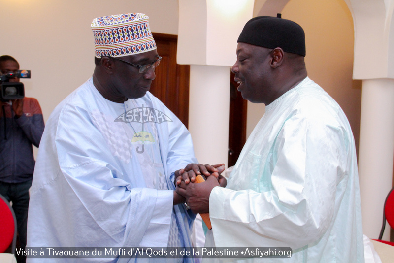 PHOTOS - Les images de la Visite à Tivaouane du Mufti d’Al Qods et de la Palestine