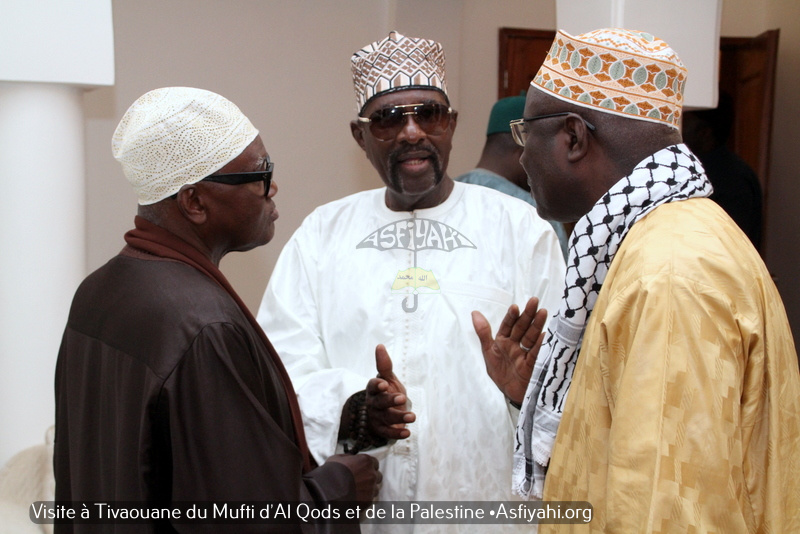 PHOTOS - Les images de la Visite à Tivaouane du Mufti d’Al Qods et de la Palestine