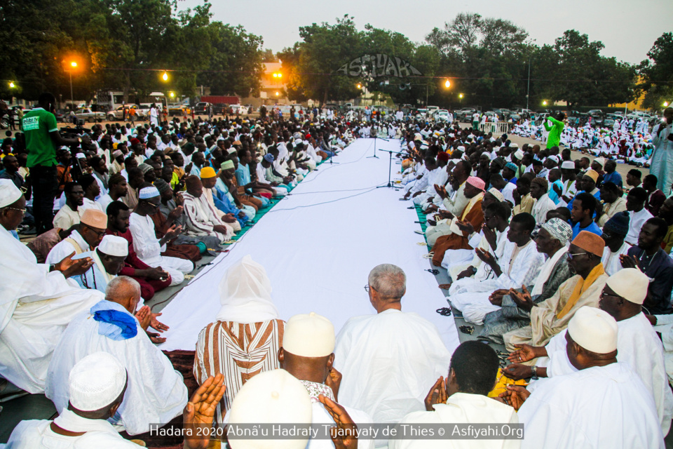 PHOTOS - THIES - Les Images de la Hadara 2020 de Abnau Hadraty Tijaniyaty de Thies, présidée par Serigne Moustapha Sy Al Amine