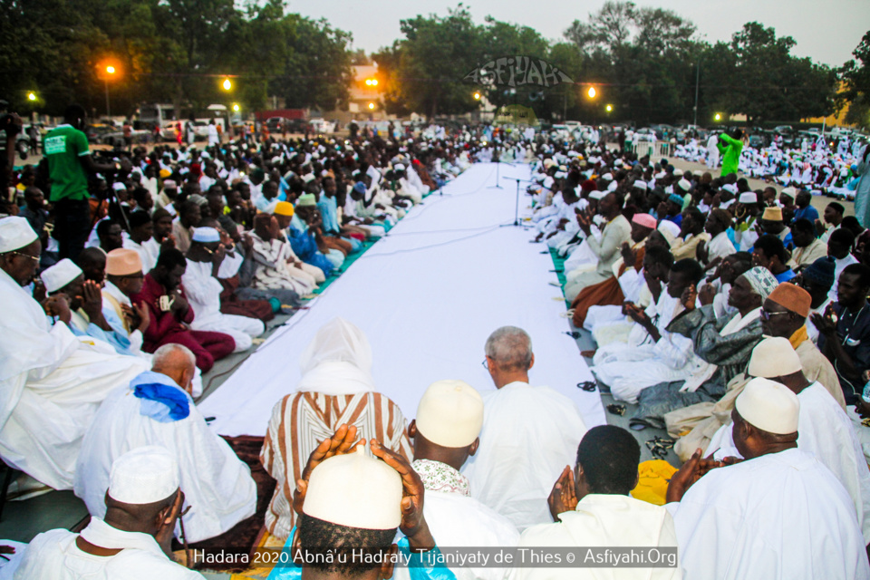 PHOTOS - THIES - Les Images de la Hadara 2020 de Abnau Hadraty Tijaniyaty de Thies, présidée par Serigne Moustapha Sy Al Amine