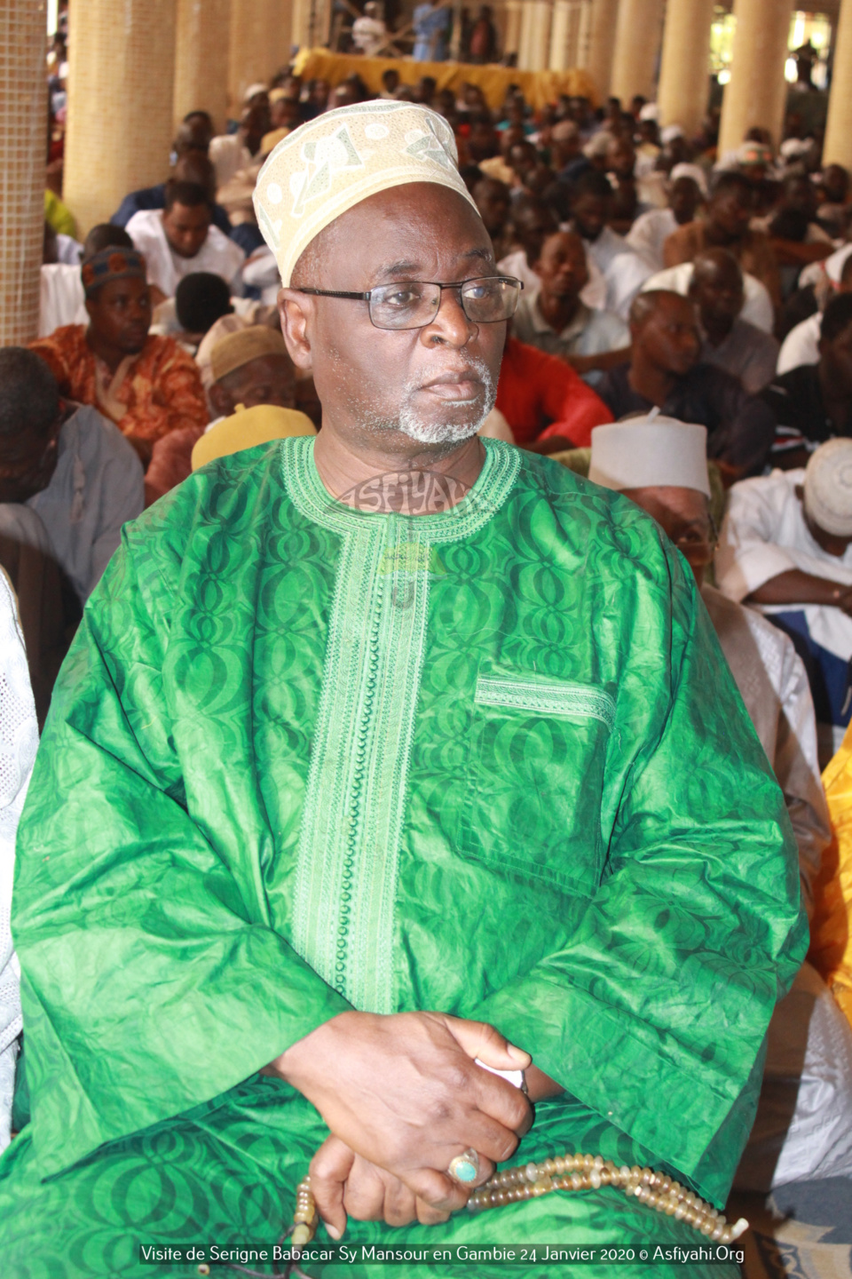 PHOTOS - GAMBIE - Serigne Babacar Sy Mansour assiste à la Prière de ce Vendredi 24 janvier et reçoit une délégation du parlement  de la CEDEAO 