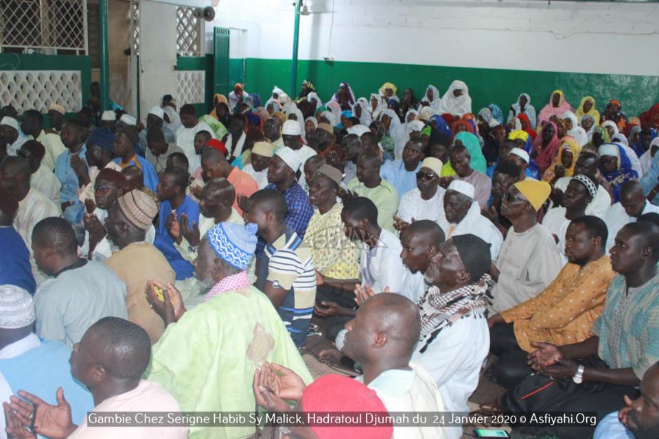 PHOTOS - GAMBIE - Les images de la Hadratoul Djumah de ce vendredi 24 Janvier 2020 chez Serigne Habib Sy Malick, présidé par Serigne Babacar SY Mansour 