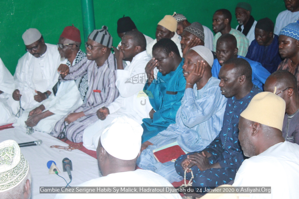 PHOTOS - GAMBIE - Les images de la Hadratoul Djumah de ce vendredi 24 Janvier 2020 chez Serigne Habib Sy Malick, présidé par Serigne Babacar SY Mansour 