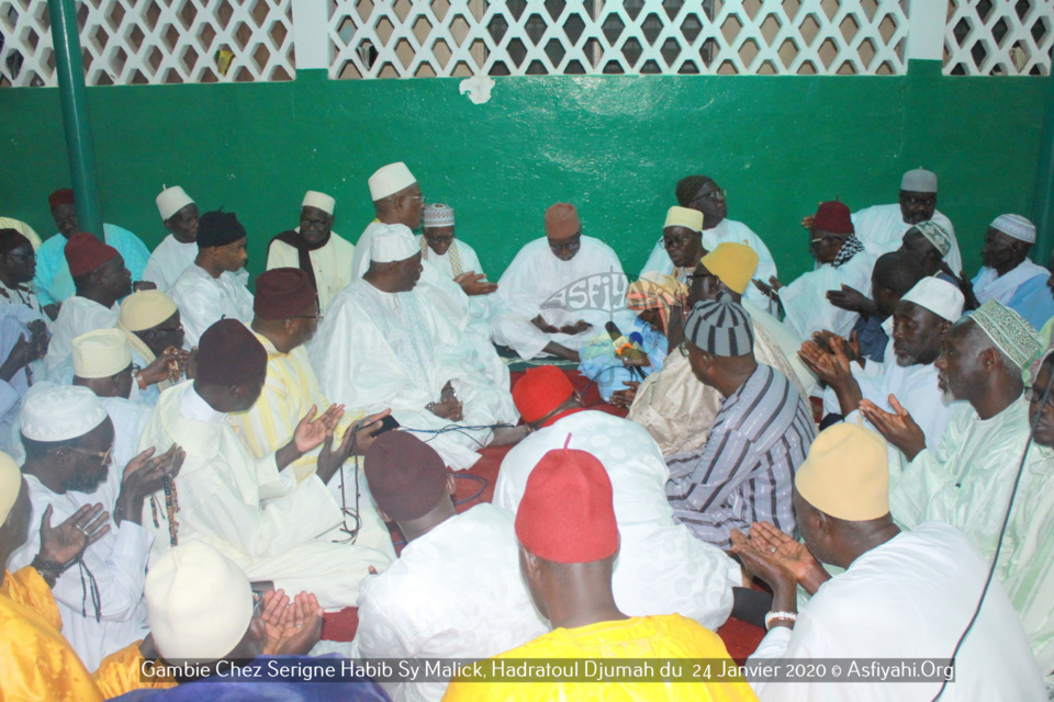 PHOTOS - GAMBIE - Les images de la Hadratoul Djumah de ce vendredi 24 Janvier 2020 chez Serigne Habib Sy Malick, présidé par Serigne Babacar SY Mansour 