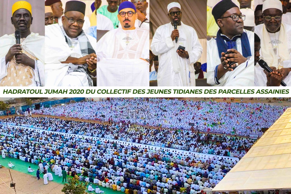 PHOTOS - PARCELLES ASSAINIES - Les Images de la Hadratoul Djumah du Collectif des jeunes Tidianes des parcelles Assainies et environs de ce 24 Janvier 2020