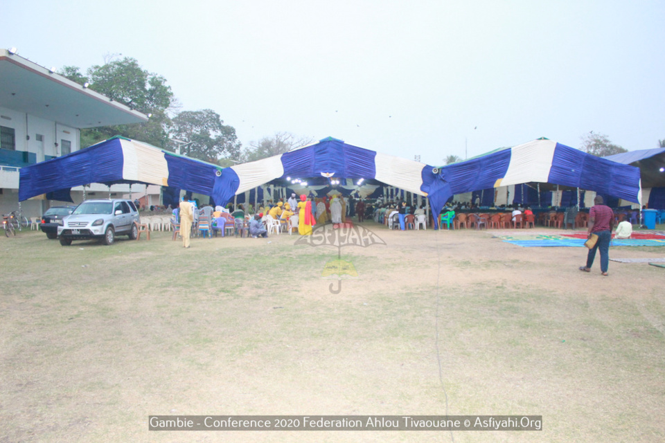 PHOTOS - GAMBIE - Les Images de la Conférence de la fédération Ahlou Tivaouane de Banjul, présidée par Serigne Babacar Sy Mansour 
