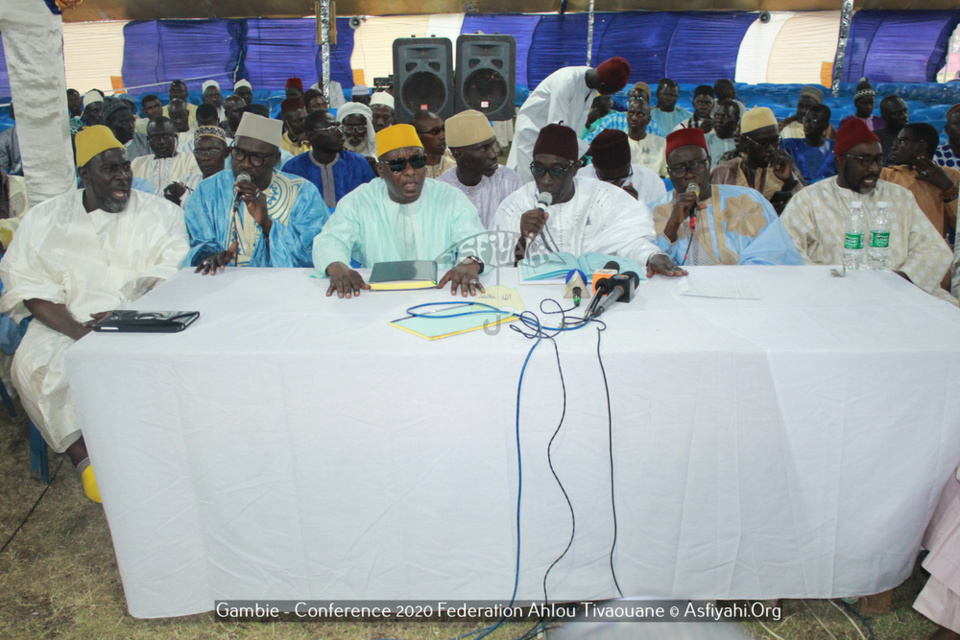 PHOTOS - GAMBIE - Les Images de la Conférence de la fédération Ahlou Tivaouane de Banjul, présidée par Serigne Babacar Sy Mansour 