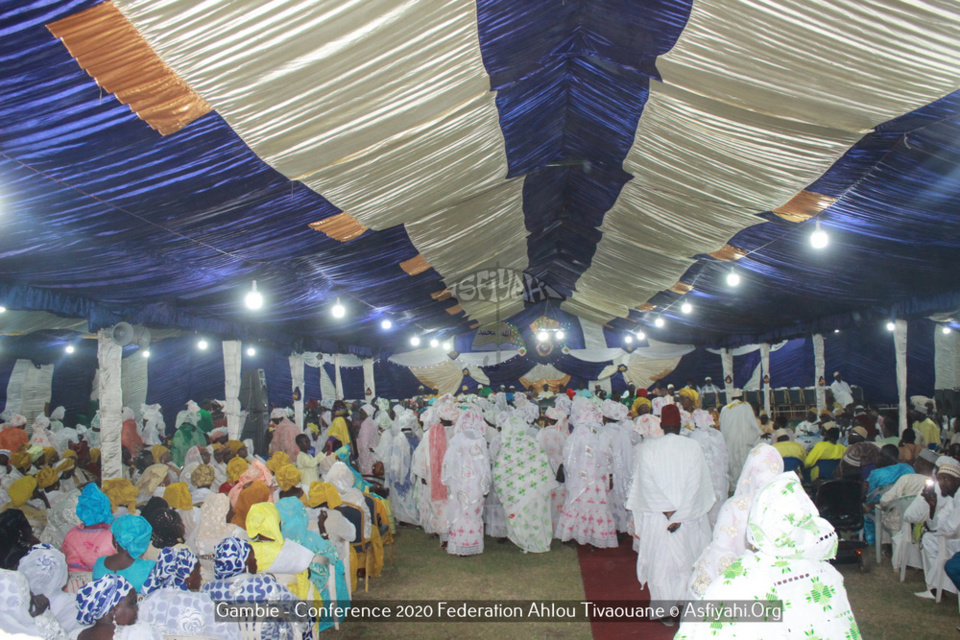 PHOTOS - GAMBIE - Les Images de la Conférence de la fédération Ahlou Tivaouane de Banjul, présidée par Serigne Babacar Sy Mansour 