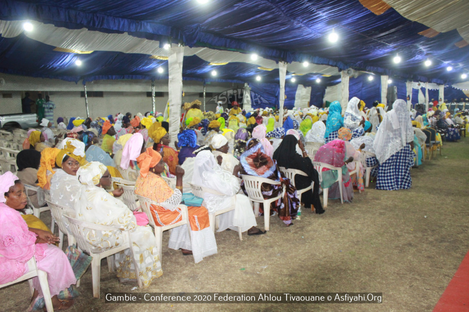 PHOTOS - GAMBIE - Les Images de la Conférence de la fédération Ahlou Tivaouane de Banjul, présidée par Serigne Babacar Sy Mansour 