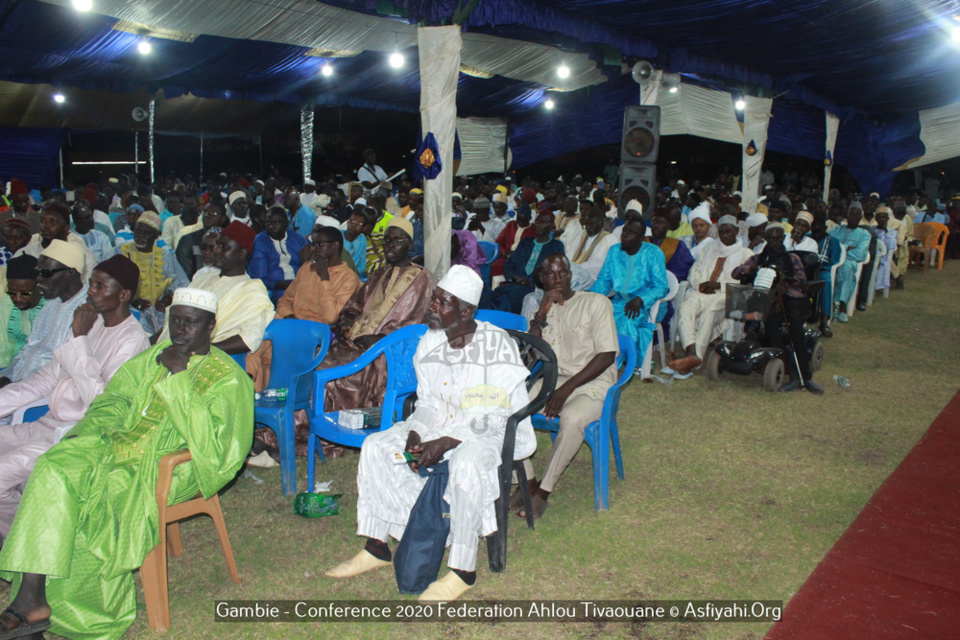 PHOTOS - GAMBIE - Les Images de la Conférence de la fédération Ahlou Tivaouane de Banjul, présidée par Serigne Babacar Sy Mansour 