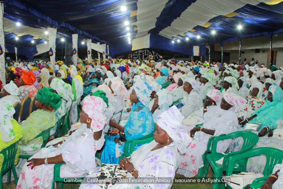 PHOTOS - GAMBIE - Les Images de la Conférence de la fédération Ahlou Tivaouane de Banjul, présidée par Serigne Babacar Sy Mansour 