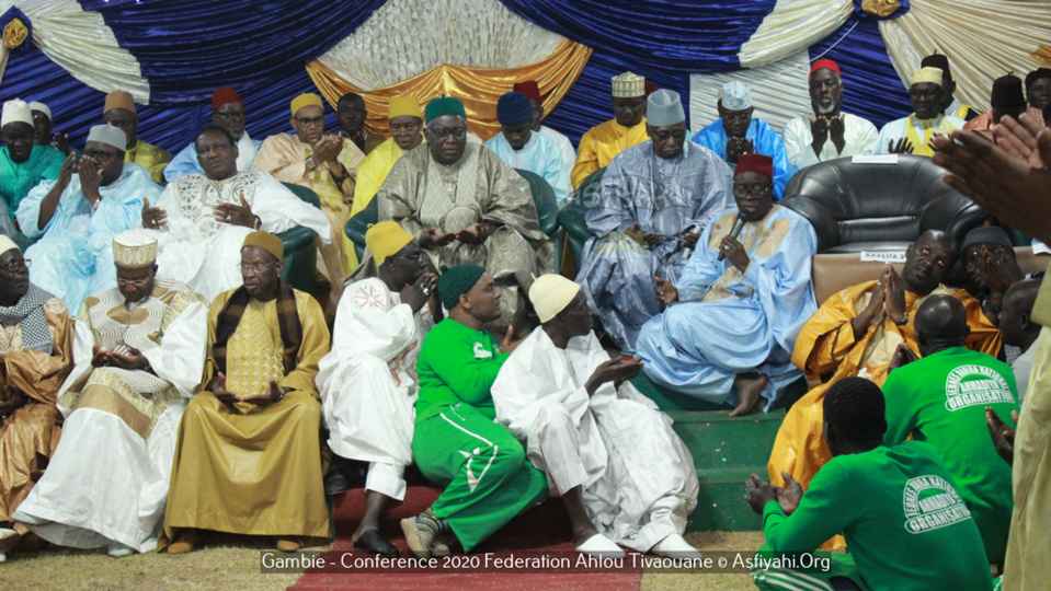 PHOTOS - GAMBIE - Les Images de la Conférence de la fédération Ahlou Tivaouane de Banjul, présidée par Serigne Babacar Sy Mansour 