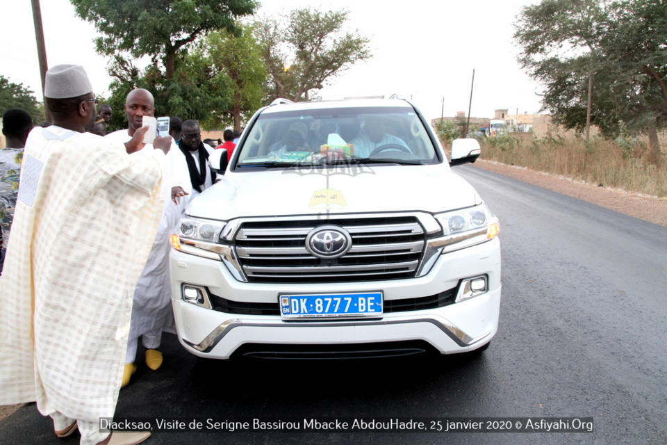PHOTOS - DIACKSAO - Les Images de la Visite de Serigne Bassirou Mbacke AbdouHadre, en prelude au Gamou de Diacksao 2020
