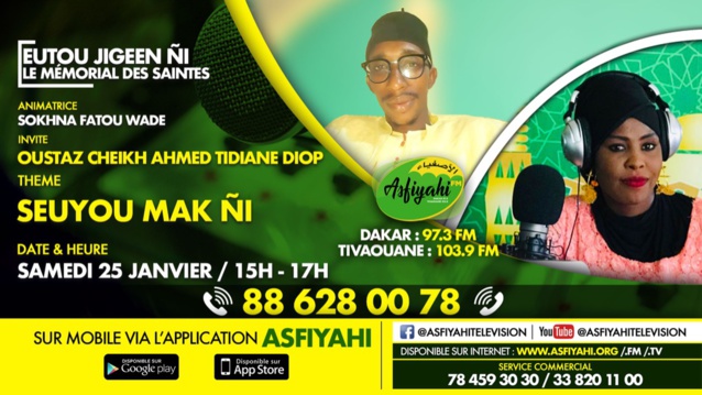 EUTOU JIGUENN YII DU 25 JANVIER 2020 PAR FATOU WADE THEME SEUYOU MAK GNY INVITE CHEIKH TIDIANE DIOP