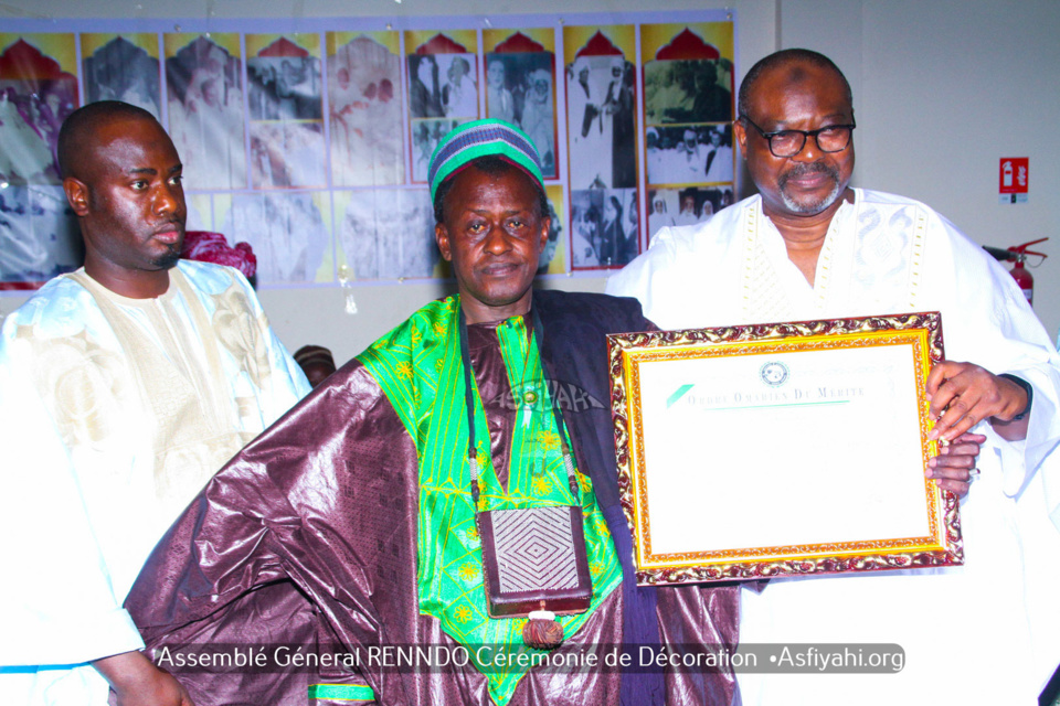 REPORTAGE- PHOTOS ET VIDEO - ASSEMBLÉE GÉNÉRALE RENNDO 2020 - Cérémonie de Remise de l'insigne "Ordre Omarien du Mérite"